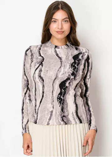 Marble Waves in Purple Top Marble Waves in Purple Top