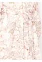 Blush Floral Maxi Dress with Tie Waist