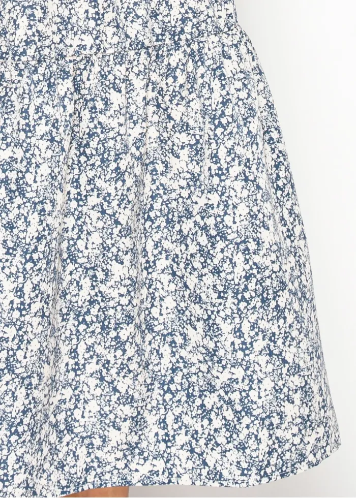 Midnight Meadow Tiered Maxi Dress