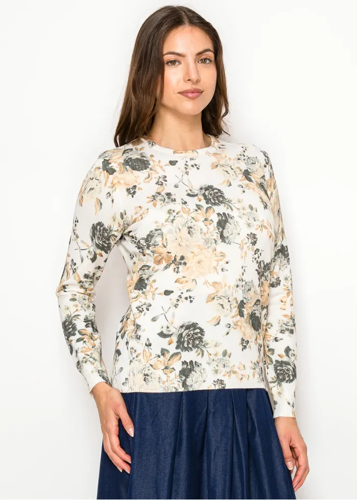 Botanical Garden Crew Neck Sweater