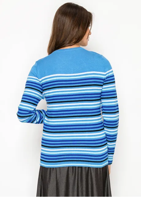 Ocean Stripe Everyday Knit Sweater