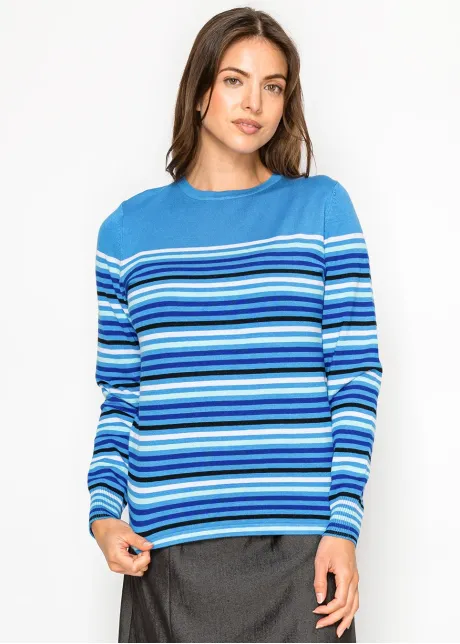 Ocean Stripe Everyday Knit Sweater
