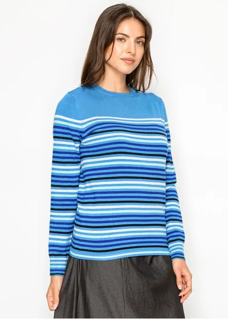 Ocean Stripe Everyday Knit Sweater
