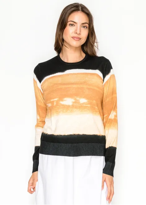 Sunset Camel Knit Sweater