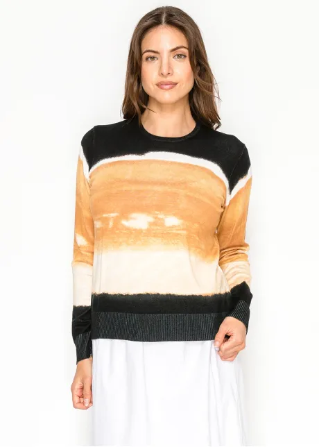 Sunset Camel Knit Sweater