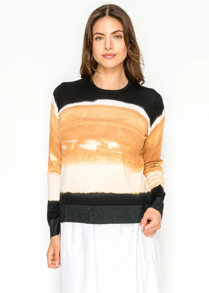 Sunset Camel Knit Sweater