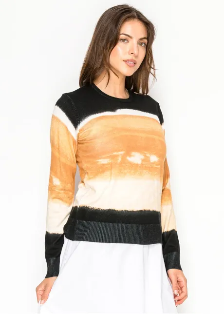 Sunset Camel Knit Sweater