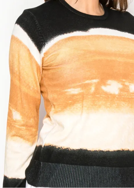 Sunset Camel Knit Sweater