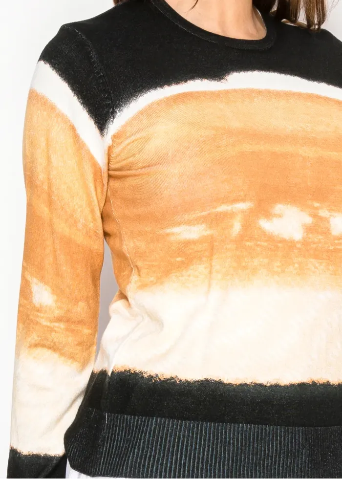 Sunset Camel Knit Sweater