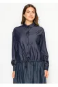 Everyday Blue Denim Modest Blouse