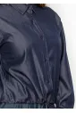 Everyday Blue Denim Modest Blouse
