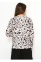 Black Floral Long Sleeve Modest T-Shirt