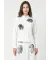 Black Blouse with Abstract Embroidered Motifs