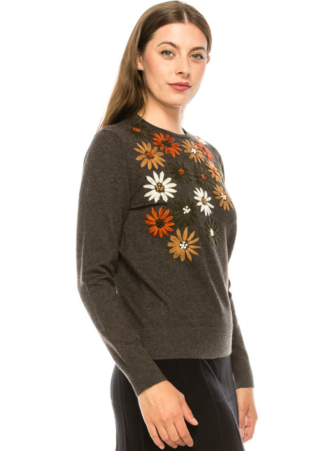 Gerbera Daisy Knit Top