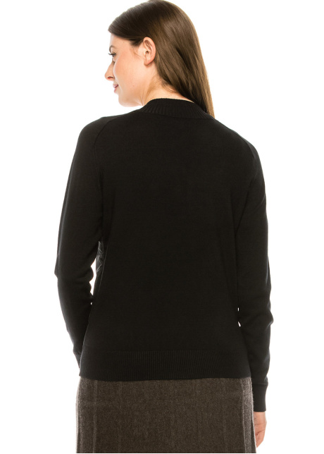 Black Zip Up Puffer Jacket