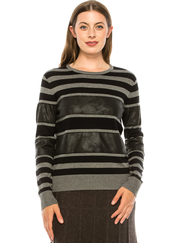 Cloudy Striped Top