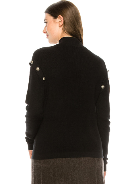 Button Drop Shoulder Top