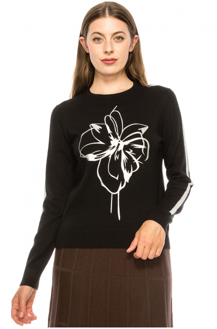 Drawn Flower Shirt