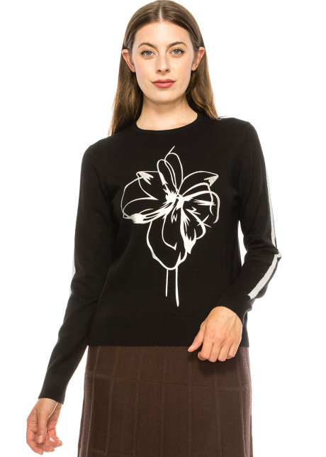Drawn Flower Shirt