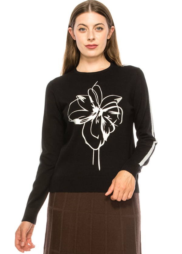 Drawn Flower Shirt