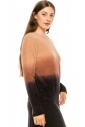 Ombre Rose Fuzzy Sweater