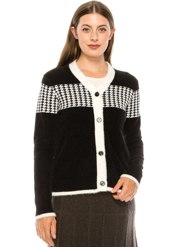 Black & White Cardigan