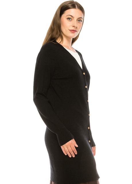 Classic Black Cardigan