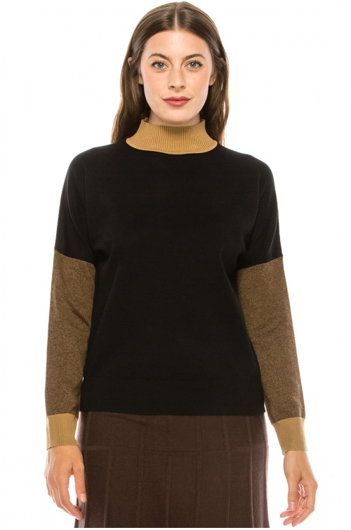 Neutral Drop Sleeve Sweater