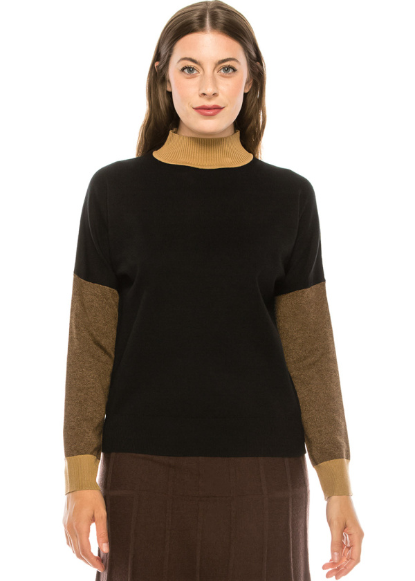Neutral Drop Sleeve Sweater