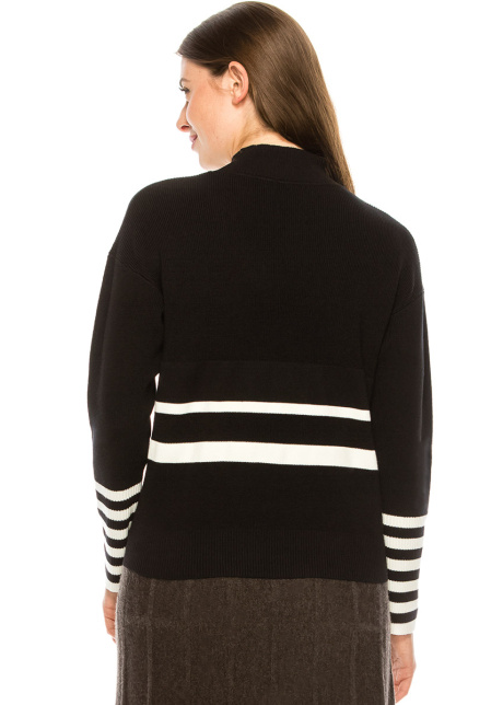 Cuff Stripe Sweater