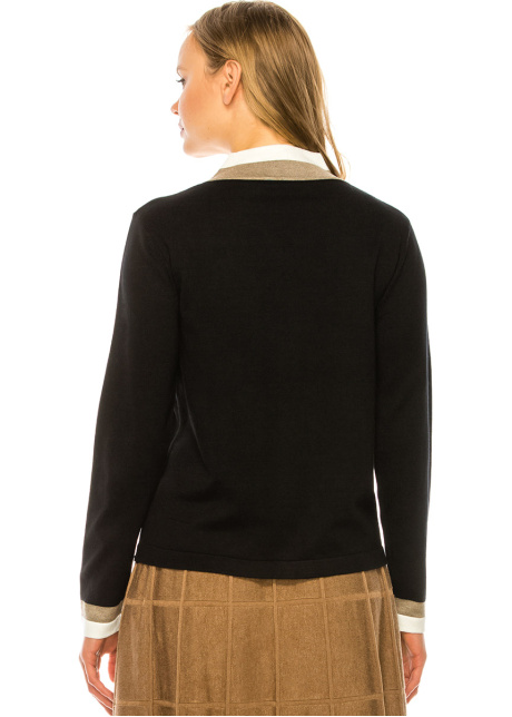 Stripe V Sweater