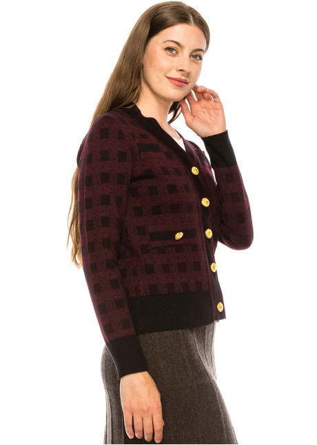 Gold Button Cardigan
