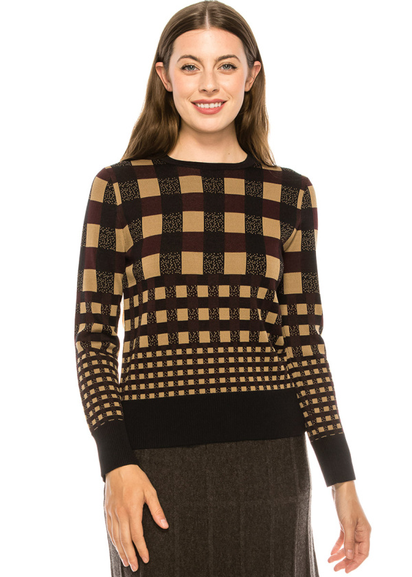 Checkered Sweater