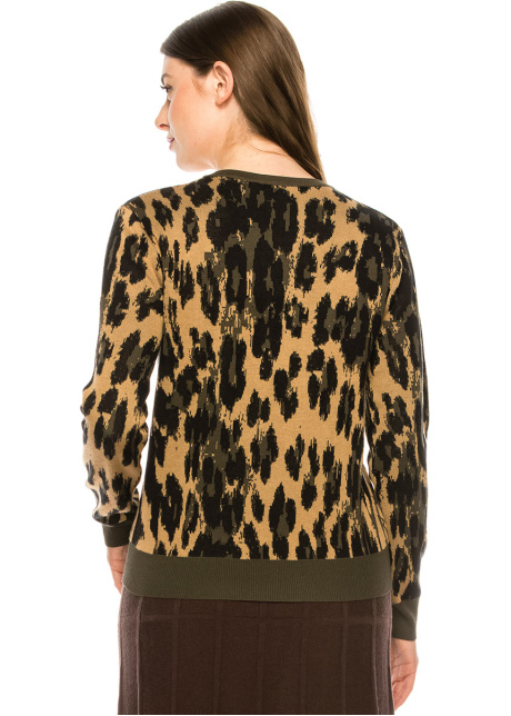 Cheetah Print Sweater