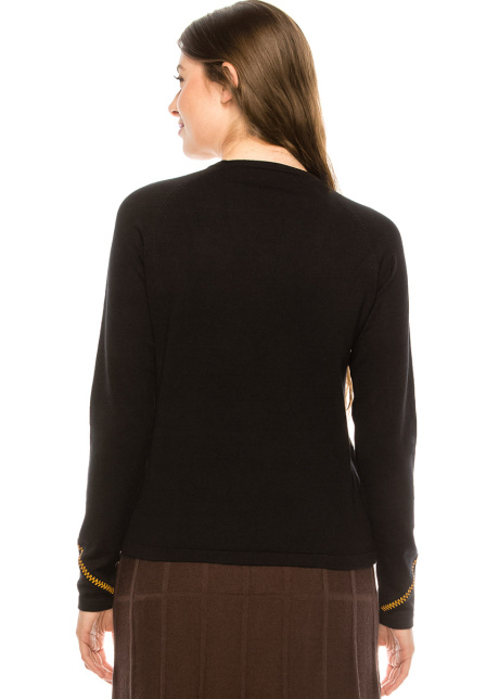 Rainbow Stitched Sweater