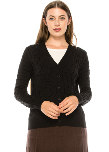 Black on Black Cardigan