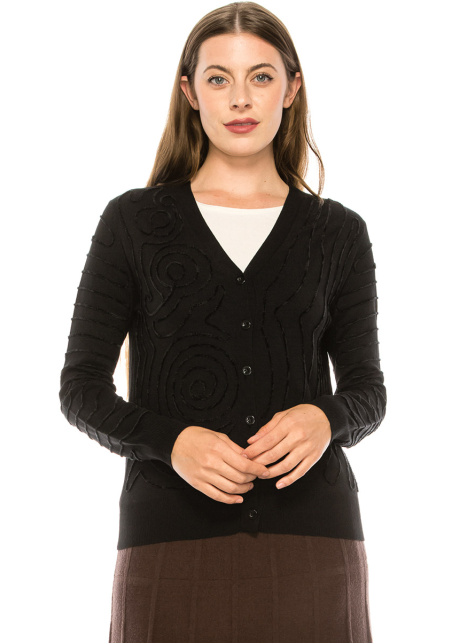 Black on Black Cardigan