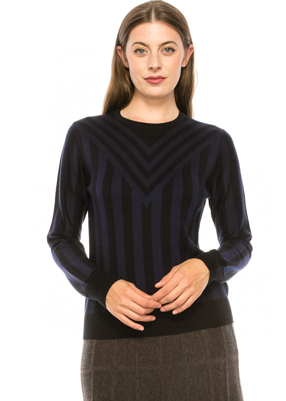Black and Navy Sweater