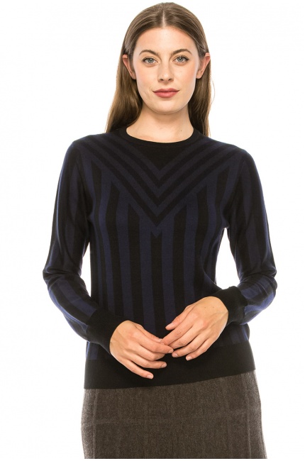 Black and Navy Sweater