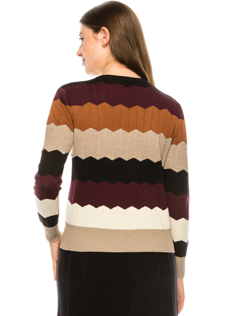 Chevron Striped Top