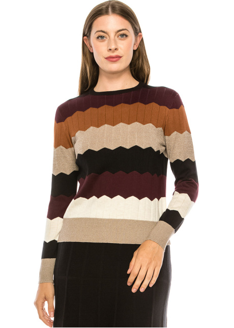 Chevron Striped Top