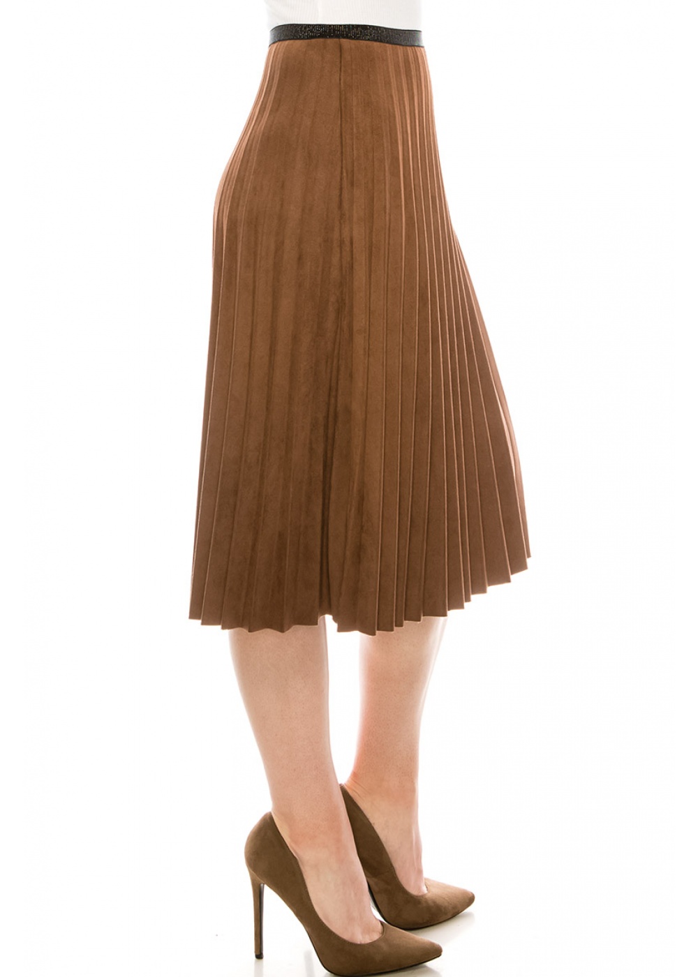 Brown Suede Skirt