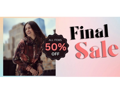 Final Sale: Unmissable 50% Off on Our Entire Collection!