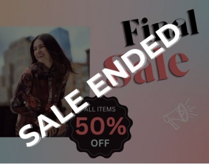 Final Sale: Unmissable 50% Off on Our Entire Collection!