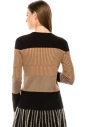 Crew neck striped sweater