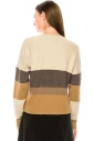 Basic crew neck sweater in camel