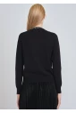 Night's Radiance Black Knit Cardigan