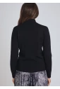 Freeform Black High Neck Knit Top