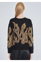 Black Top with Sizzling Yellow Accents