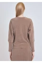 Ribbed Camel Long Sleeve Tee: Timeless Comfort